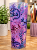 Axolotl Glitter Tumbler